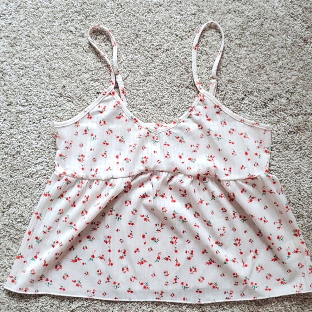 Floral tank top